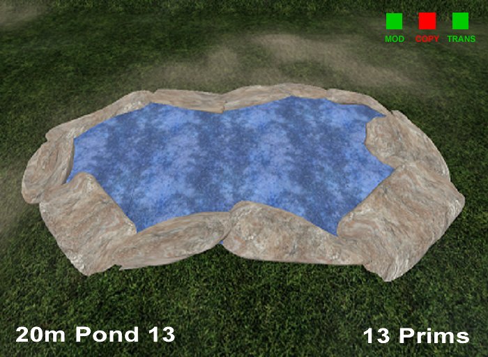 Serenity 20m Texture Changeable Ripple Water Pond 13 (v9c)