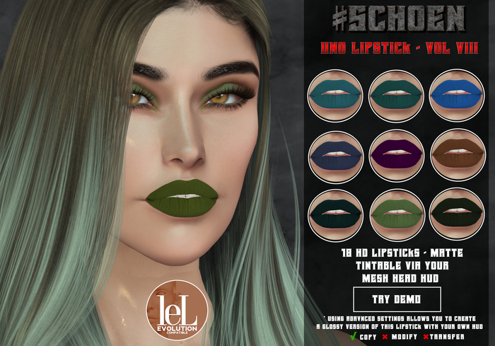 #SCHOEN -  Uno Lipstick Matte - Vol. VIII