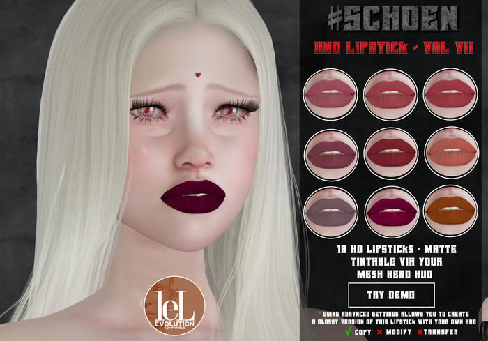 #SCHOEN -  Uno Lipstick Matte - Vol. VII