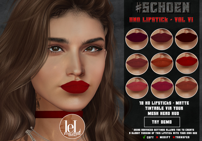 #SCHOEN -  Uno Lipstick Matte - Vol. VI