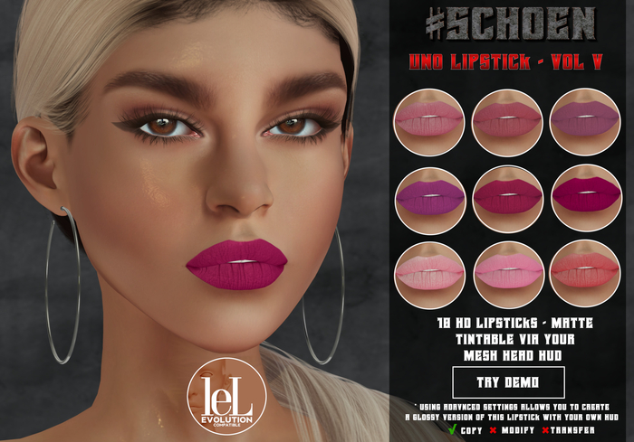 #SCHOEN -  Uno Lipstick Matte - Vol. V
