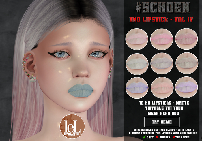 #SCHOEN -  Uno Lipstick Matte - Vol. IV