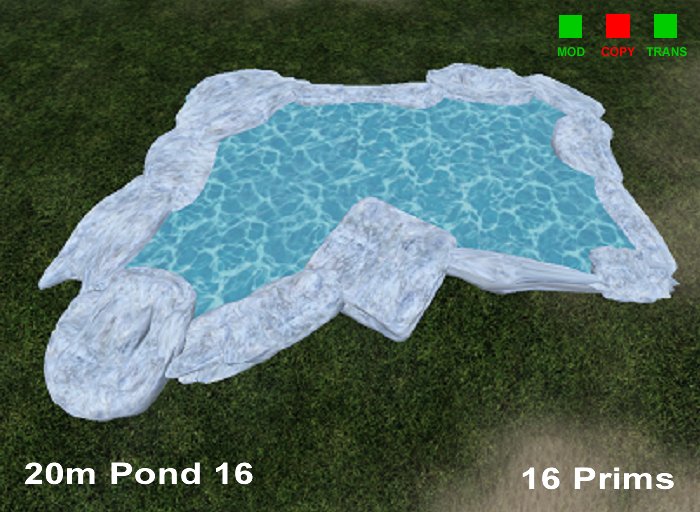Serenity 20m Texture Changeable Ripple Water Pond 16 (v9c)