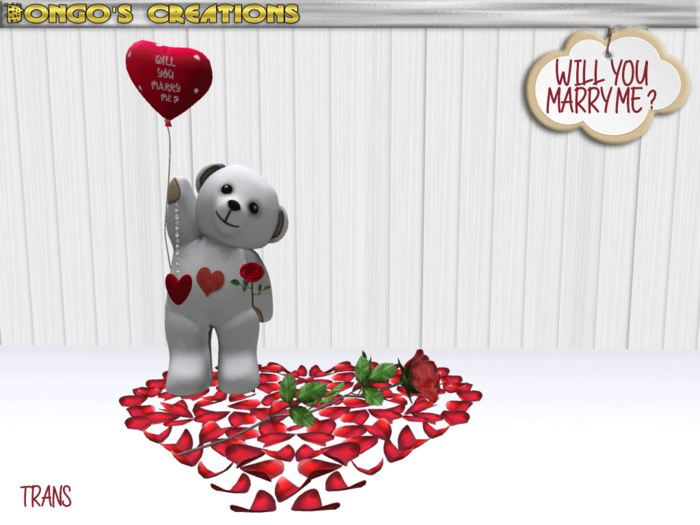 BMC3122 - WILL YOU MARRY ME ?