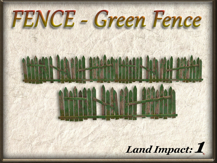 FENCE - Green Fence (1 Li) Full Perm
