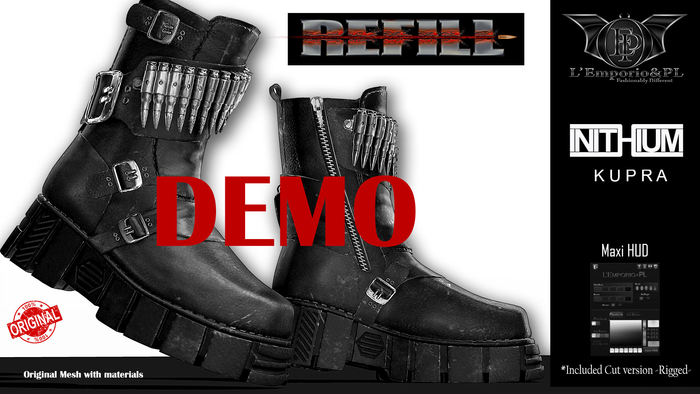 D*E*M*O L'Emporio&PL::*Refill*::-Boots-[ INITHIUM ] KUPRA