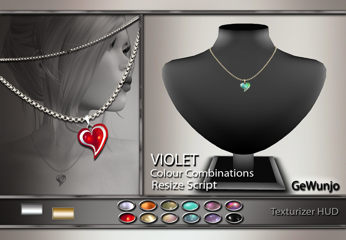 GeWunjo : VIOLET necklace