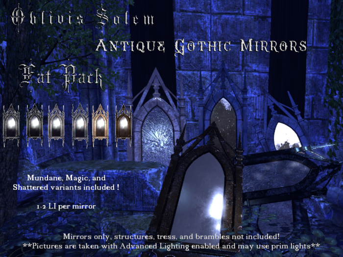 [+Oblivis+] Gothic Mirrors FAT PACK