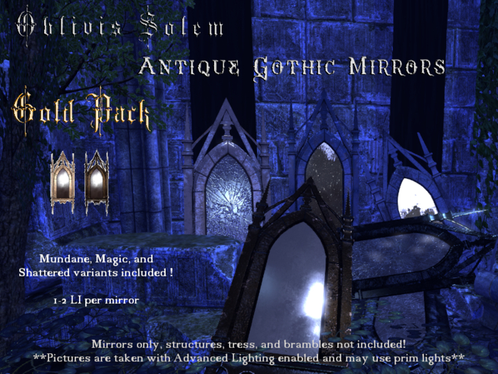 [+Oblivis+] Gothic Mirrors GOLD PACK