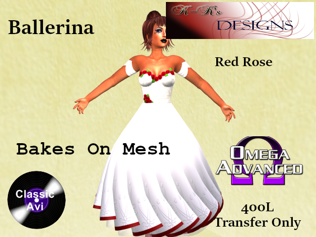 Ballerina Red Rose
