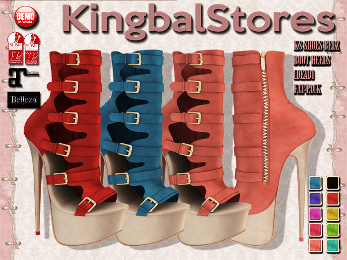 KS SHOES BELZ BOOT HEELS [DEAD] FAT-PACK
