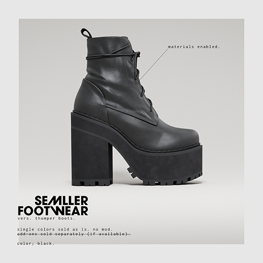 Semller - Thumper Boots Black (add)