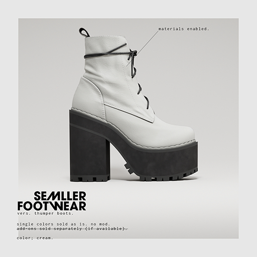 Semller - Thumper Boots Cream (add)