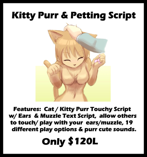 Cat & Kitty Touchy Script w/ Purr Sound
