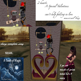 2 hearts a special valentines  a musical box -BOX
