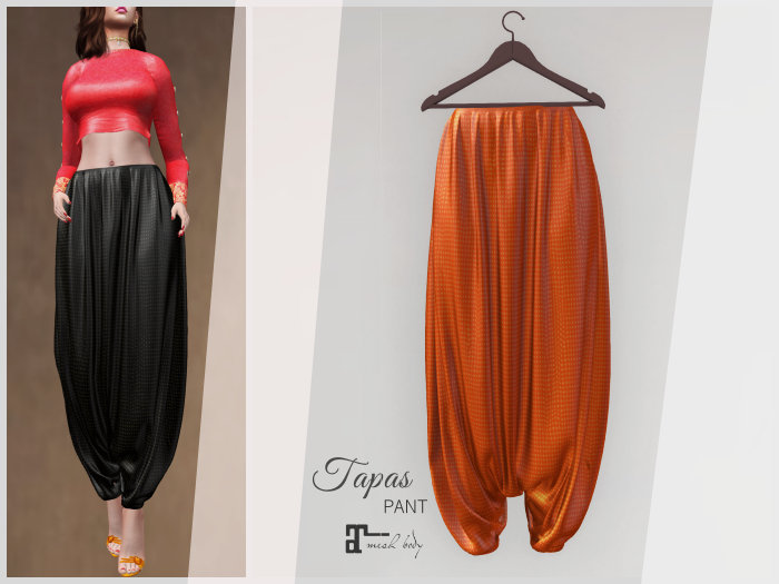 !Auralia :: Tapas - Silk Harem Pant - Lara - Orange