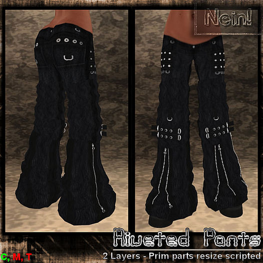[Nein!] Riveted Pants F