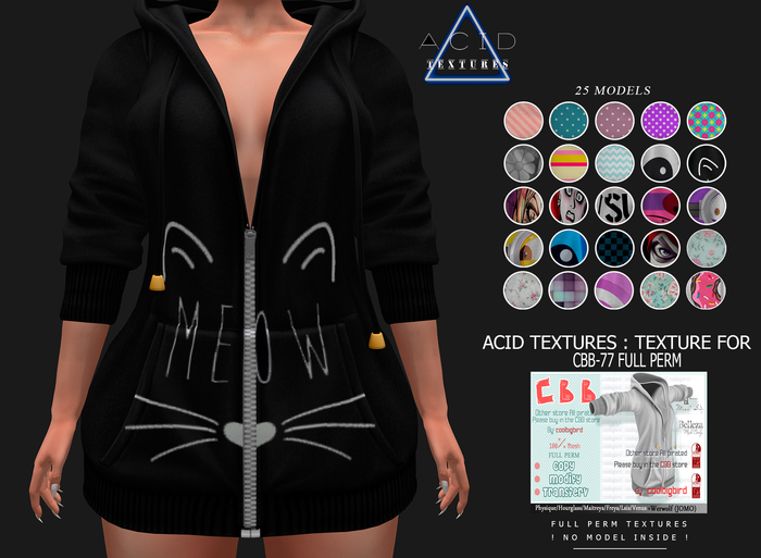 ACID TEXTURES - Texture for CBB-77 Full Perm