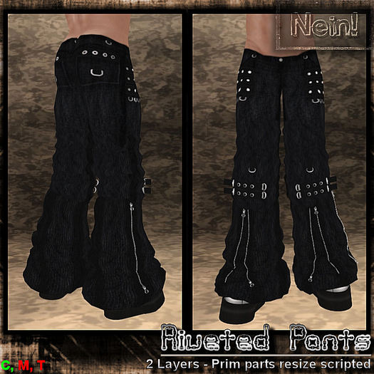 [Nein!] Riveted Pants M