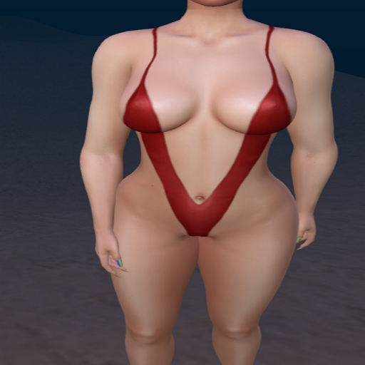 sexy red monokini