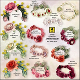 *LODE* Head Accessory - Protea Wreath [hybrid light peony]