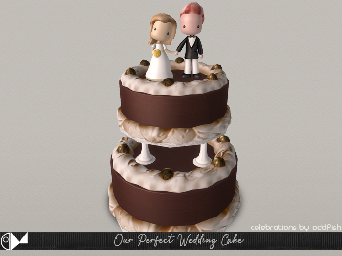 ODd Our Perfect Wedding Cake (Selection) Bride&Groom (Choco)