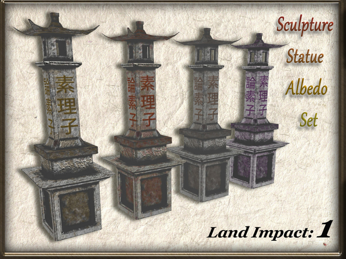 Sculpture - Statue - Albedo Set (1 Li) Full Perm