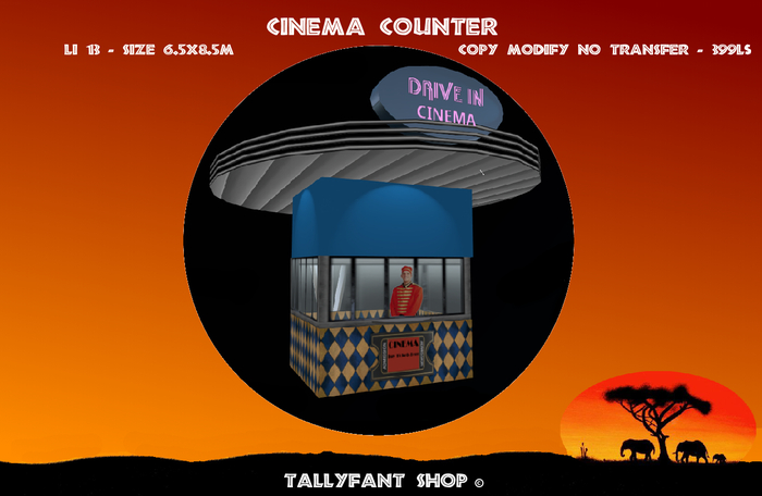 Drive In Cinema Counter