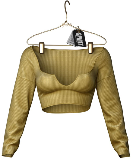 SPIRIT - Widow top [YELLOW]