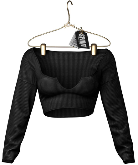 SPIRIT - Widow top [BLACK]