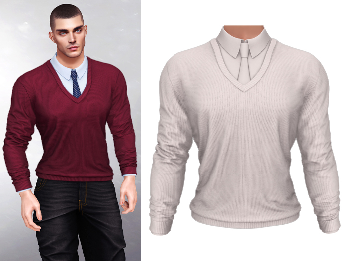 Mossu - Asher Pullover - Milk