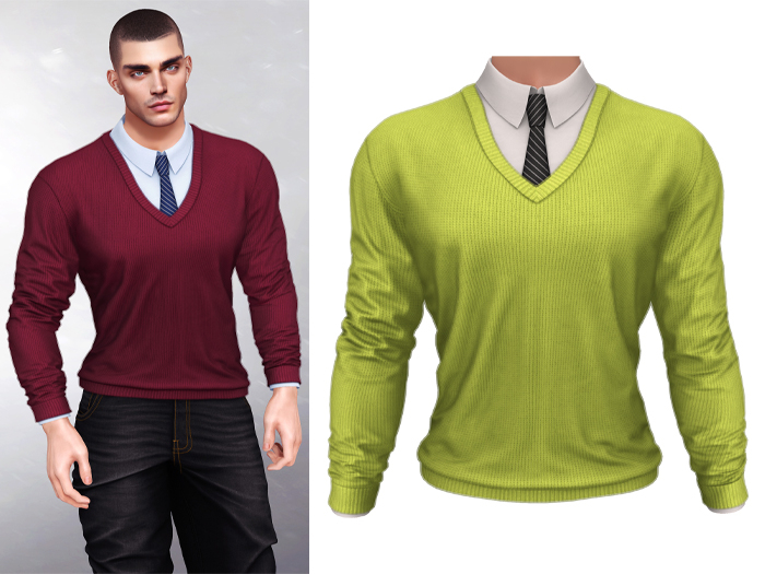 Mossu - Asher Pullover - Lime