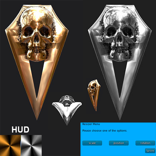 Gothic Skull Earring