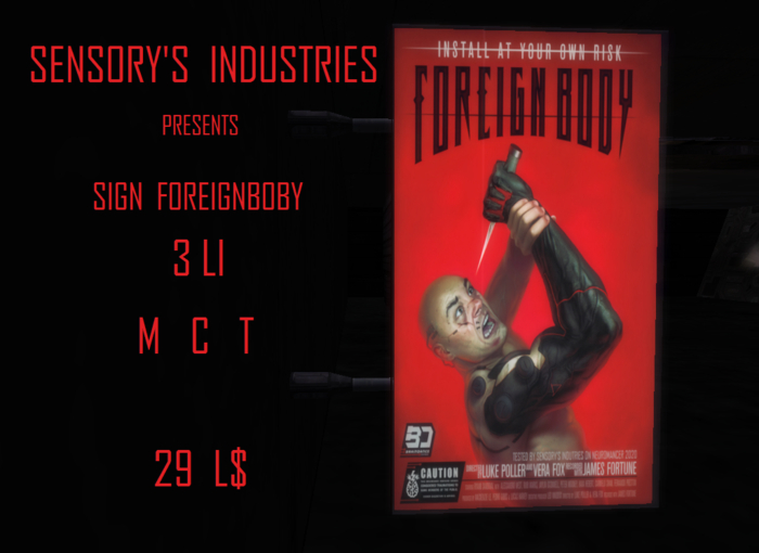 ForeignBody SIGN BOX