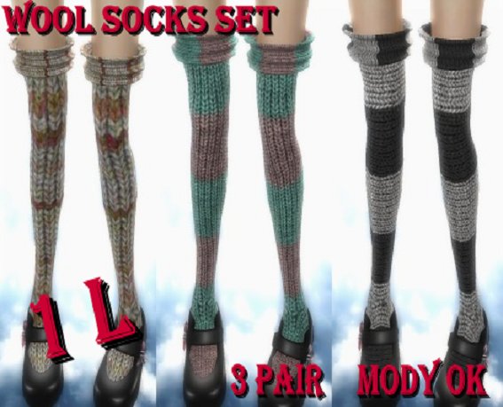 YHS socks set 3 pairs