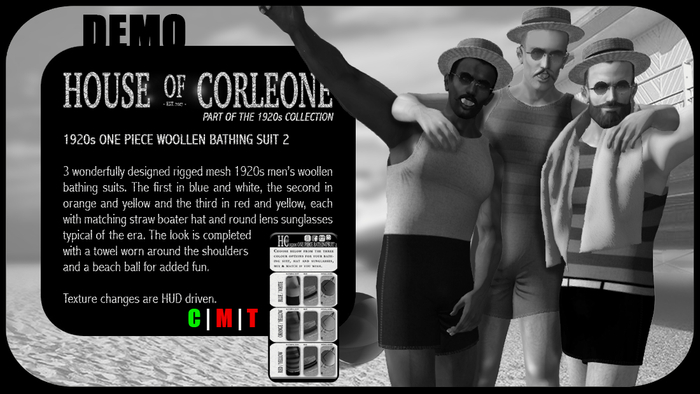 DEMO - 1920s One Piece Bathing Suit 2