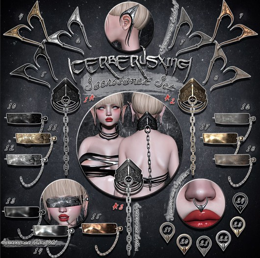 [CX] 8 Sacrosanct Earcuff Rusty Iron