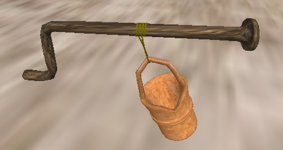 Hanging Pulley with Bucket
