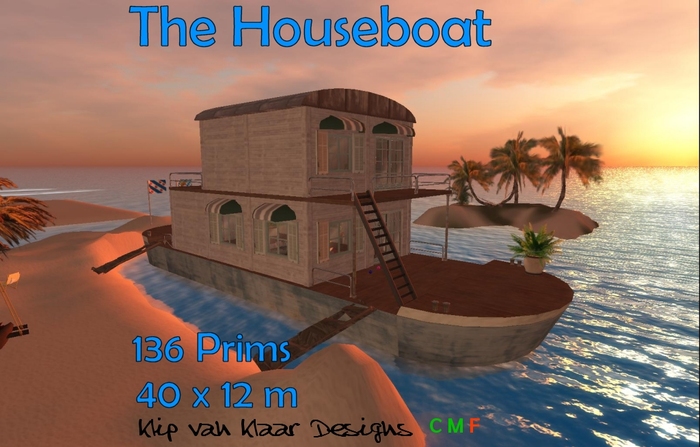 KK Houseboat - Cosy Boat to live on with two storeys and enough space. Matches perfectly in island areas