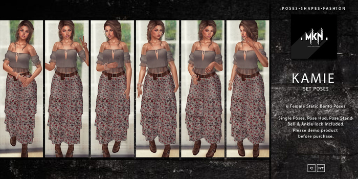 . MKN . Kamie Set Poses (Add/Touch)