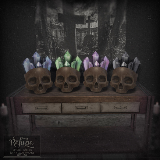 Refuge - Crystal Skull Purple