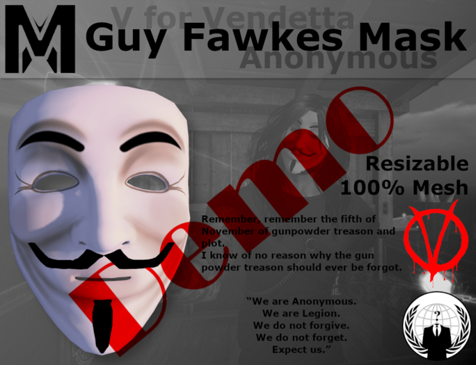 MX - Guy Fawkes Mask - DEMO