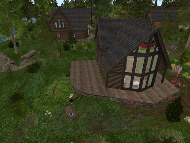 LH Log Homes Grand View Veranda LI4