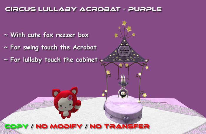 [K&D] Circus Lullaby Acrobat - Purple 