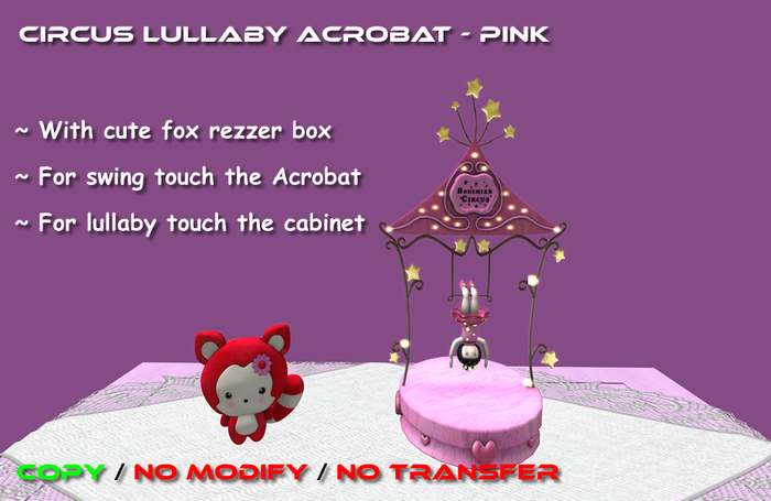 [K&D] Circus Lullaby Acrobat - Pink 