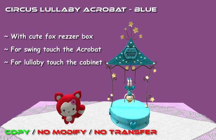 [K&D] Circus Lullaby Acrobat - Blue 