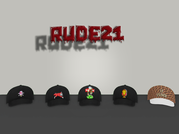 Rude21 Drip Hats