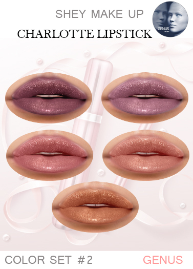 Shey-Genus-Charlotte Lipsticks-Set 2
