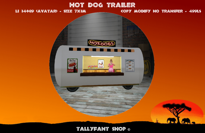 Hot dog trailer