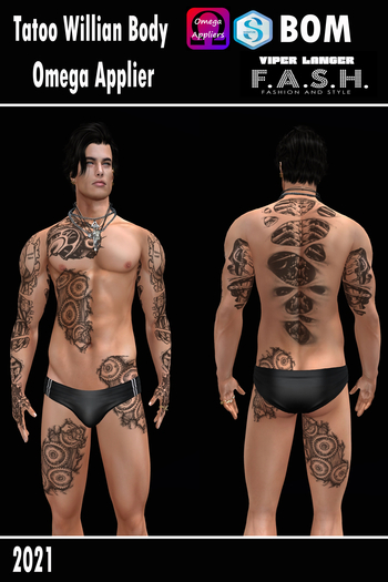 F.A.S.H VIPER Tatoo Willian Body Omega Applier BOM